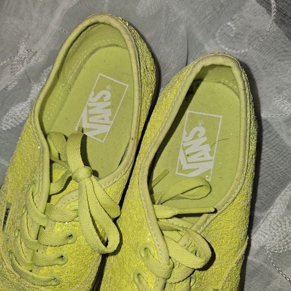 Vans authentic ice cream glitter with cone texture sole beach casual size 6.5 - Picture 4 of 8